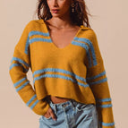 MUSTARD/DT BLUE / S